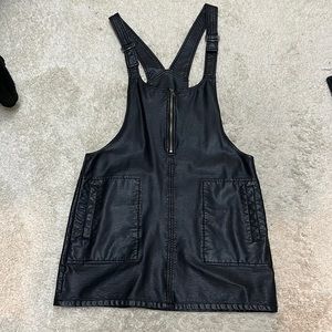 Free People  Vegan leather jumper